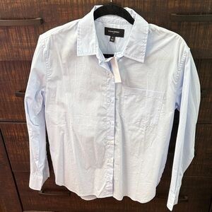 Banana Republic factory women’s light Blue button down Shirt size small nwt